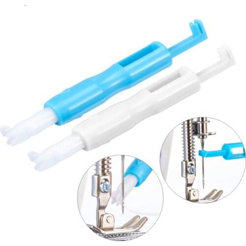 Sewing Machine Needle Threader Stitch Insertion Tool Automatic Threader Quick Sewing Threader Needle Changer Hold Needles Firmly