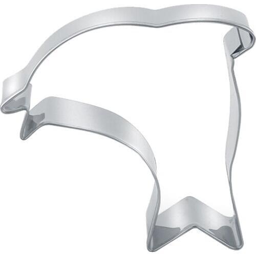 New Dolphin Cookie Cutters Biscuit Molds Stainless Steel Cake Mould DIY Fondant Cake Decorating Kitchen Baking Tools Bakeware