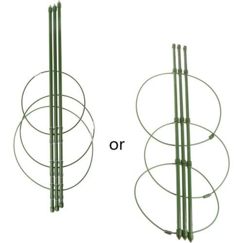 D08D Garden Plant Support Climbing Plants 45cm 60cm Conical Trellis Supporter Frame