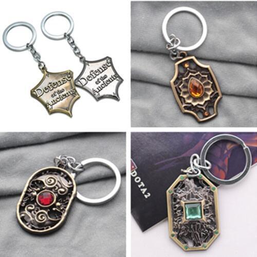 Game Dota2 Earth Spirit Necklace Defense of the Ancients Choker Sanling Kaitai Storm&Ember Spirit Key chain Pendant Necklace
