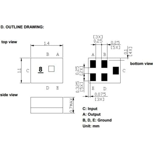 5PCS 10PCS TA1391A SAW Filter 2410 MHz