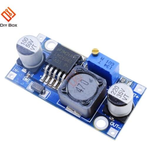 DC-DC Step Down Buck Converter Module LM2596 3.2V-40V to 1.25V-35V Adjustable Power Voltage Regulator Step-down Transformer