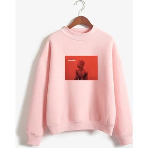 Justin Bieber Photograph Print Hoodies Sweatshirt Women Spring Autumn New Fleece Casual Harajuku Kawaii Funny Tutrlneck Pullover