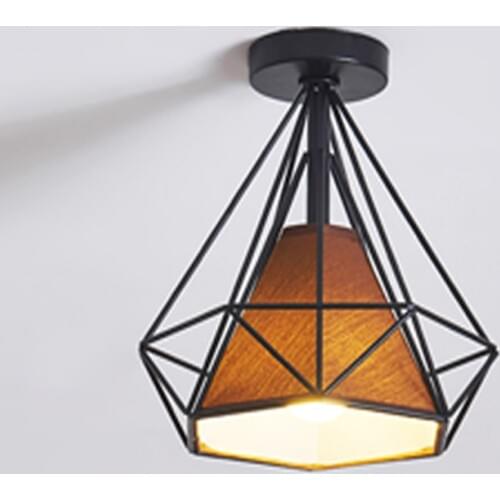 Vintage Nordic Industrial Lamp Shade Home Decoration Ceiling Lights Metal Household Accessories Ceiling Lamp Fixture Chandeliers