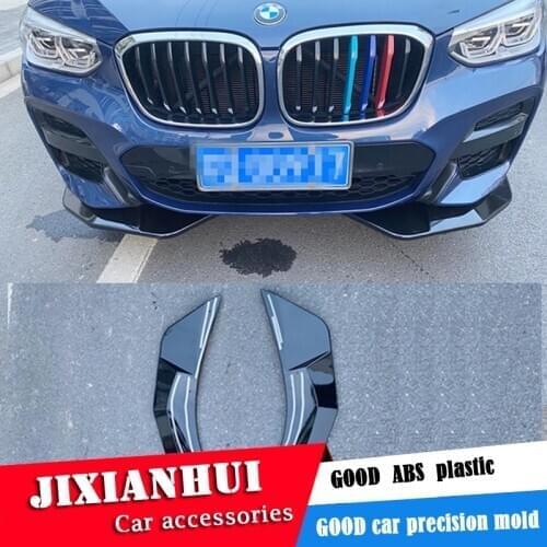 For BMW X3 G01 Body kit spoiler 2018-2020 For BMW X4 G02 ABS Rear lip rear spoiler front Bumper Diffuser Bumpers Protector