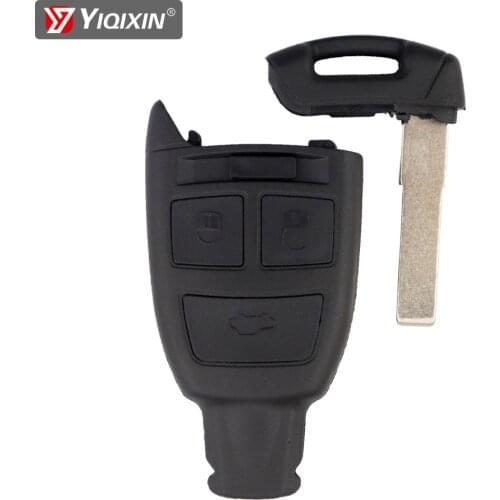 YIQIXIN 3 Buttons Remote Car Key Shell Fob For Fiat 500 Punto Croma Cover Case Replacement SIP22 Emergency Blade Accessories