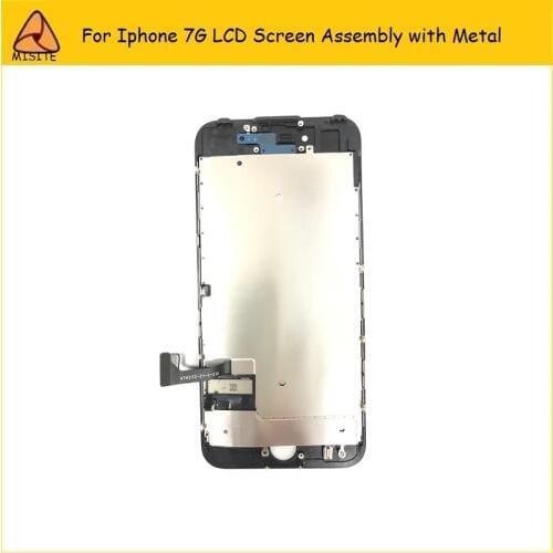 10Pcs/LOT Grade AA+ LCD Touch Screen Digitizer for Iphone 7/7G 4.7''LCD Screen Digitizer Assembly Complete+LCD Metal Repair part