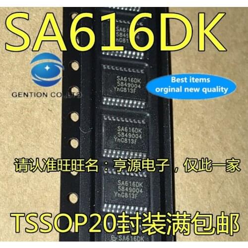 10PCS SA616 SA616DK TSSOP-20 radio frequency (rf) mixer in stock 100% new and original
