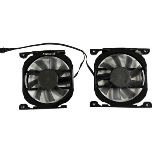 2pcs/set CF-12815B/S GPU Cooler Graphics Fan For ELSA GeForce RTX 2070 S.A.C GTX 1060 GTX 970 GTX 960 GTX760/770 Cards Cooling
