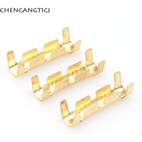 100 pcs lot 453 U-shaped terminal tab cold inserts connectors cold terminal small teeth fascia terminal 0.3-1.5mm2 DJ453