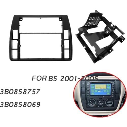 Car Central Instrument Panel CD Radio Panel Face Frame for Passat B5 2001-2005 3B0858757 3B0858069