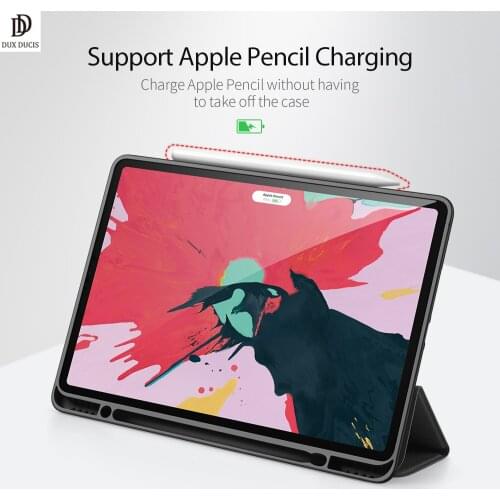 Case For iPad Pro 12.9 inch, Aiyopeen Smart Cover Stand Holder Shockproof Case for iPad Pro 12.9 2017 2018 2020 2021 DUX DUCIS