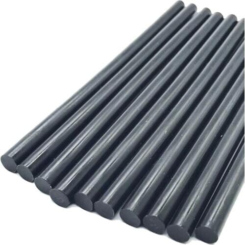 10Pcs 11mm Black Hot Melt Glue Sticks For Glue Gun Auto Repair Tools Car Dent Paintless Removal Hand Tool