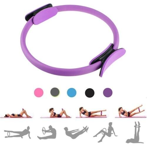 Pilates Ring Yoga Fitness Magic Circle Full Body Toning Fitness Body Ring Training-Leg Inner Thigh Workout and Lower Body Toner