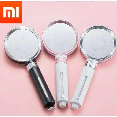 Original Xiaomi Youpin Dechlorination Booster Mirror Beauty Shower Head Hose Set Activated Carbon Fiber Antibacterial Material