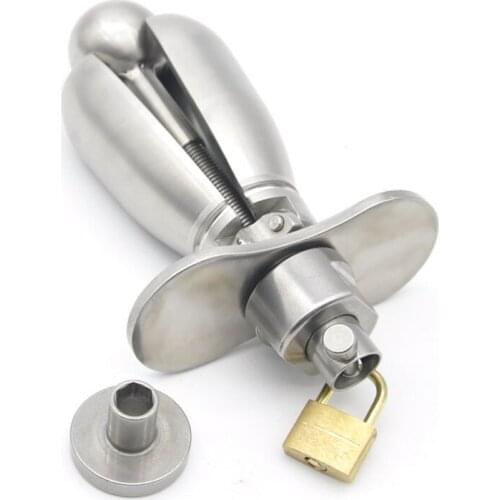 Anal Dilator Expander Stainless Steel Metal Butt Plug Adult Sex Toys For Women Men Anus Erotic Dilatador Anal Ass Plug