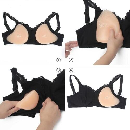 Realistic Crossdress Silicone Breast Forming Breast Enhancer Mastectomy Bra Insert Left and Right Transgender Queen