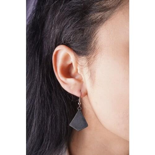 Handmade Genuine Leather Earrings Fashion Authentic Women Jewellery Accessory Stylish Desing High Quality Gift - ES-9019