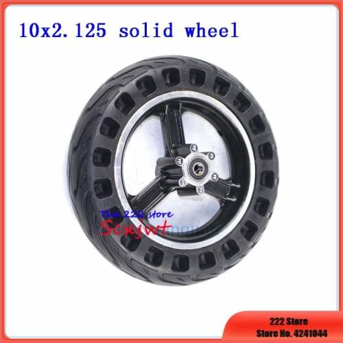 10x2.125 honeycomb Solid Tyre and rims for Electric Scooter 10 inch Electric Scooter Non-inflatable explosion-proof tire Wheel