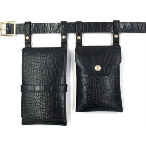 Women Waist Pack PU Leather Fanny Pack Luxury Ladies Belt Bag Crossbody Bags Casual Chest Packs X5XA