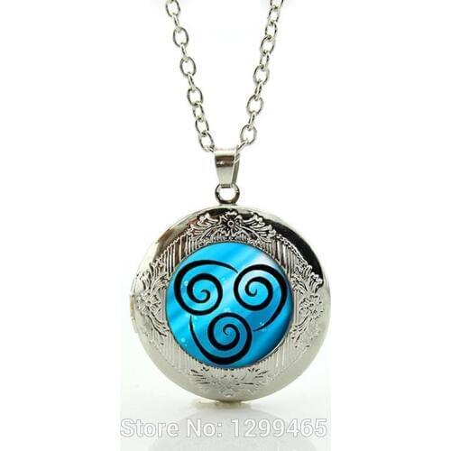 Air Nomad Necklace from Avatar the Last Airbender Bright or Antique Bronze Pendant, Unique Jewelry Handmade N616