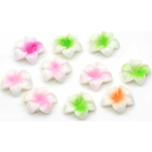 100/50 pcsMixed Resin Flower Cabochon Flatback Embellishments Decoration Crafts Embellishments For Scrapbooking Diy Accessories