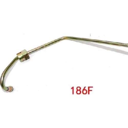 Free shipping 5pcs 186F Fuel injection pipe diesel engine air cooled high pressure pipe high pressure fuel pipe suit kipor kama