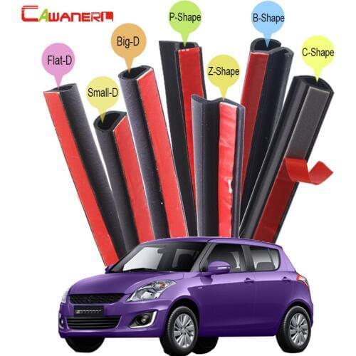 Cawanerl Full Car Rubber Sealing Seal Strip Kit Seal Edge Trim Weatherstrip For Suzuki Splash Verona Kazishi Liana Swift