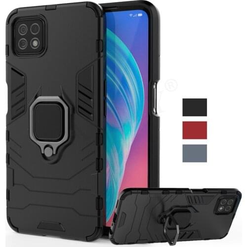 For Oppo A72 5G Case Cover A92S A72 A52 A12 Shockproof Bumper Magnetic Ring Holder Armor Phone Back Cover Case For Oppo A72 5G