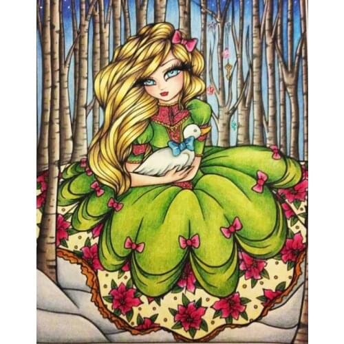 DIY Diamond Painting Kits Embroidery diamond stitch Full Round With AB Animal Flower Mosaic Art Child diamond painting