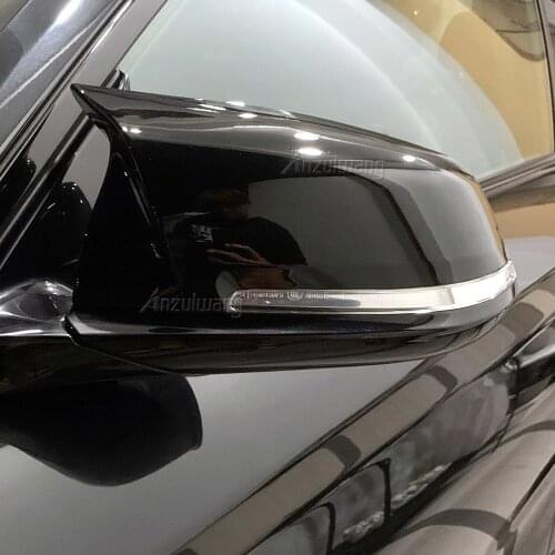 For BMW 1 2 3 4 X M i3 Series F20 F21 F22 F23 F30 F31 GT F34 F32 F33 F36 X1 E84 M2 Carbon Fiber Car Rearview Mirror Cover Cap