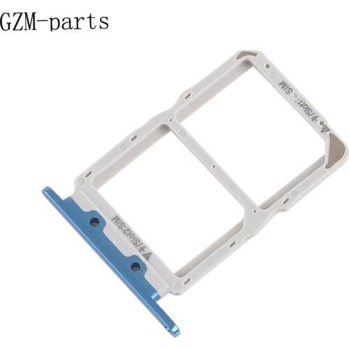GZM-parts 1 Piece Sim Card Slot Tray Holder For Huawei nova 4 5 Pro Sim SD Memmory Card Adapter Phone Replacement Repair Parts