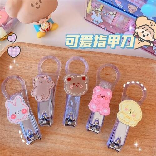 1pcs Cute Stainless Steel Nail Clipper Cutter Toenail Cutting Machine Trimmer Pedicure Scissors Manicure Files