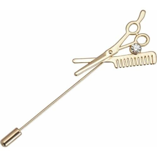 Monkey Point Gold Brooches For Clothes