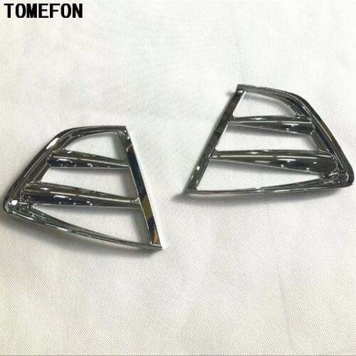 For Honda Freed 2017 ABS Chrome Front Fog Light cover Trim 2pcs Car Styling