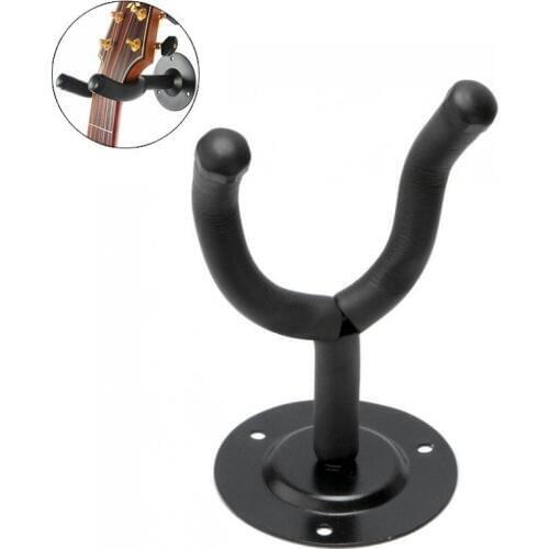 Wall Mount Guitar Hanger Hook Holder Aluminum Alloy Soft Sponge Coat for Guitar Bass Violin Mandolin Ukulele