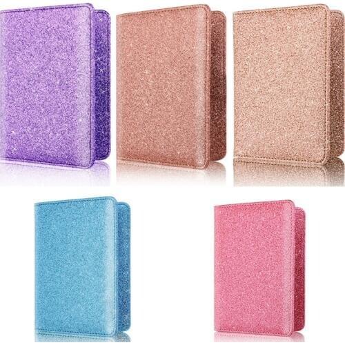 2019 New Bling-Bling Credit Card Holder Travel Passport ID Card Cover Holder Case RFID BLOCKING Protector Passport Case Cover