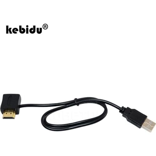 New Arrival Male To Female HDMI-compatible Adapter Converter Connector With 50cm USB 2.0 Charger Power Supply Cable Wholesale