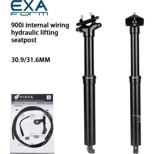 Kindshock KS EXA 900i Dropper Seatpost 30.9/31.6mmMountain Bike Wire Control Lift Seat Tube Internal Routing Seat Post 395mm