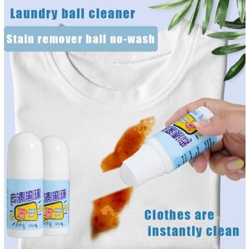 Portable Decontamination Pen Dust Cleaner Oil Stain Cleaning Remover Brush Rub Wipe Fabric Cloth Stain Remover Pen 50ML