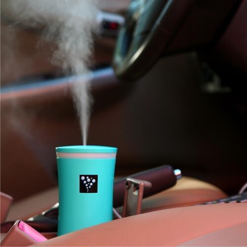 Portable Car Humidifier Air Purifier Freshener Essential Oil Diffuser Aromatherapy Auto Mist Maker Fogger DC 12V