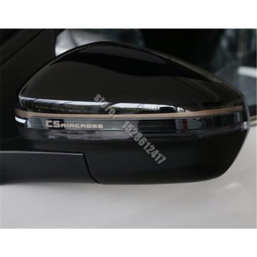 Car styling for Citroen C5 AIRCROSS 2019-2021 Stainless steel rearview mirror mirror cover anti-scratch decorative strip