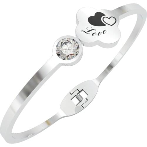 CallanCity Stylish Minimal bracelet Decorative Cuff bangle Oval adjustable bracelet Wristband For Women