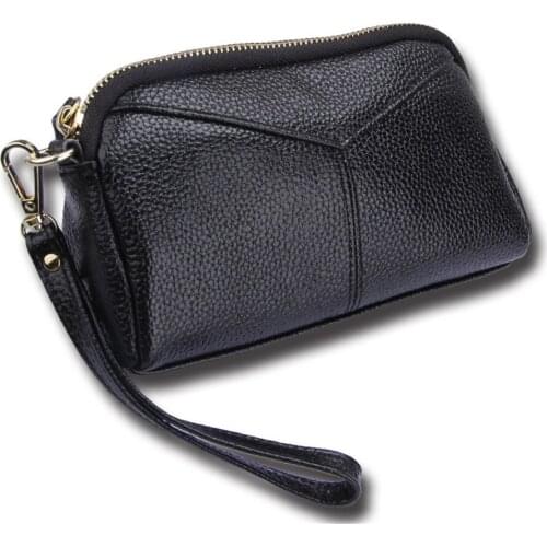 Women Leather coin purse long zipper women wallet large capacity monederos para mujer Clutch Card Holder Coin Bag phone bag