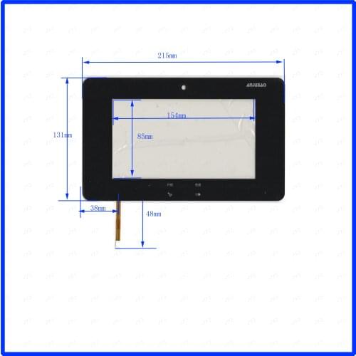 ZhiYuSun 5PCS/LOT XWT308 4 line capacitive touch screen panel glass this is compatible XWT 308