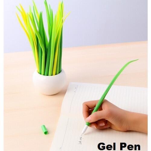 1pcs/lot Novetly Grass Silicone Cap Gel Pen Heat-variable Beautiful And Cool Unique And Nice Kawaii Creative Pens