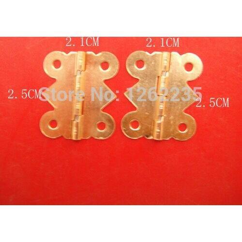 2.1 * 2.5cm packing box parts for a variety of craft boxes, wooden butterfly hinge