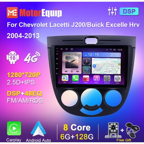 Autoradio 2din For Chevrolet Lacetti J200 2004-2013 For Buick Excelle Hrv 2004-2013 DSP Stereo Video GPS Navigation Android 10.0