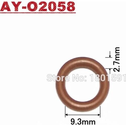 Free Shipping 500pieces fuel injector FKM viton seal fit for Chevrolet Cadillac 4.8L 5.3L 6.0L 17113553 FJ31 FJ10594 (AY-O2058)