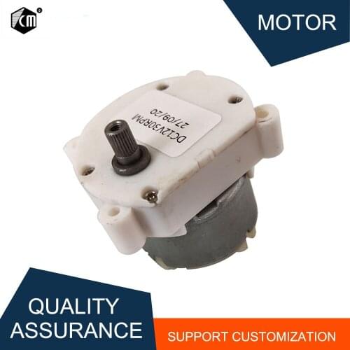 DC 6~12 Volt Gear Motor Plastic Gearbox M3 Threaded Hole Mini Electric Machine Reducer 15~30rpm Low Noise CW CCW